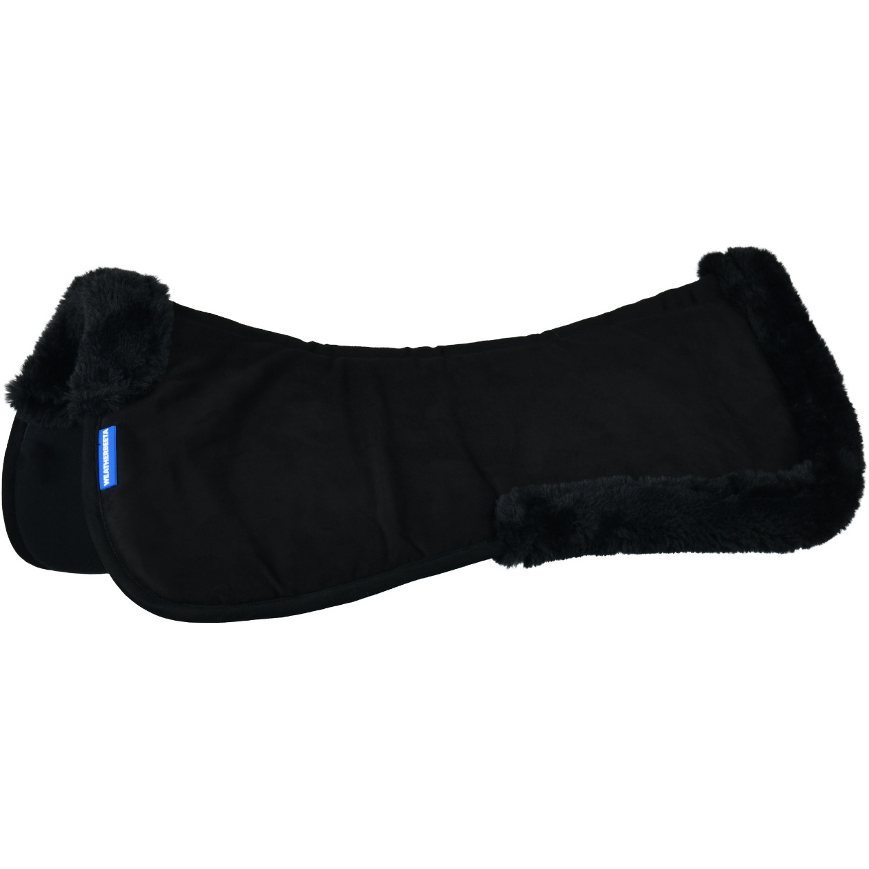 2025 Weatherbeeta Memory Foam Comfort Fleece Edged Half Pad 1029610 - Black
